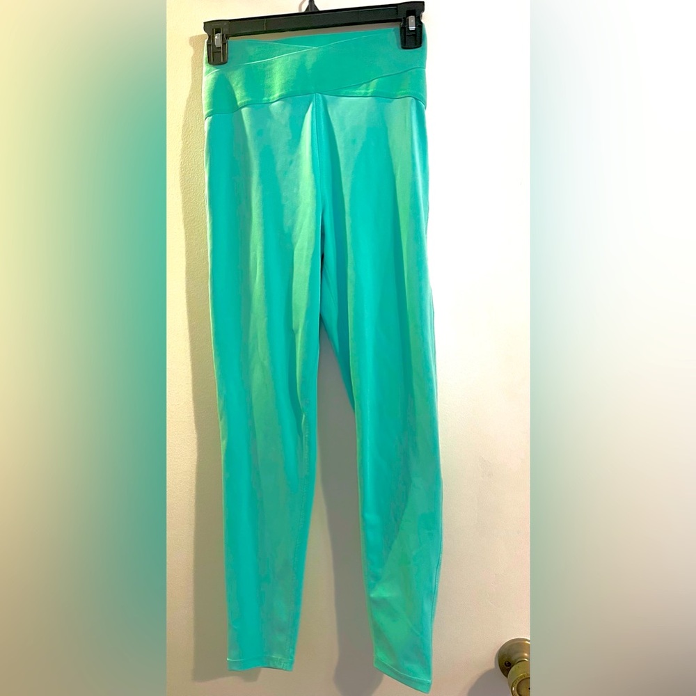 teal leggings